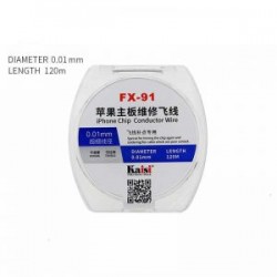 FX-91 BOBINA DE CABLE PARA JUMPER DIAM. 0.01MM LARGO 120m
