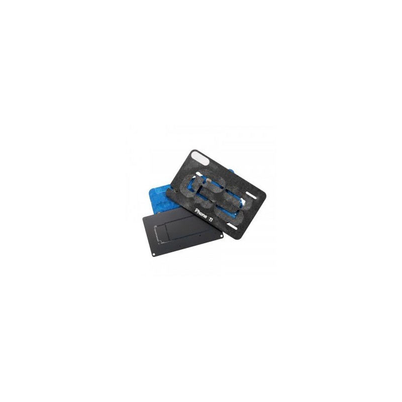 PLATAFORMA + ESTENCIL PARA REBALLING IPHONE 11 MIDDLE FRAME