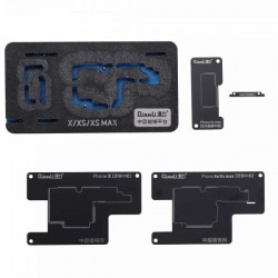 PLATAFORMA + ESTENCIL PARA REBALLING IPHONE X / XS / XS MAX MIDDLE FRAME